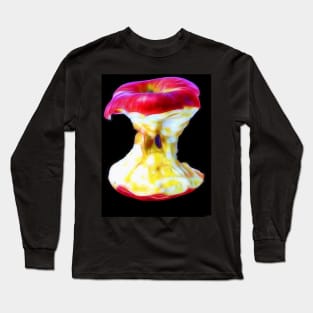 Apple Core Close Up Long Sleeve T-Shirt